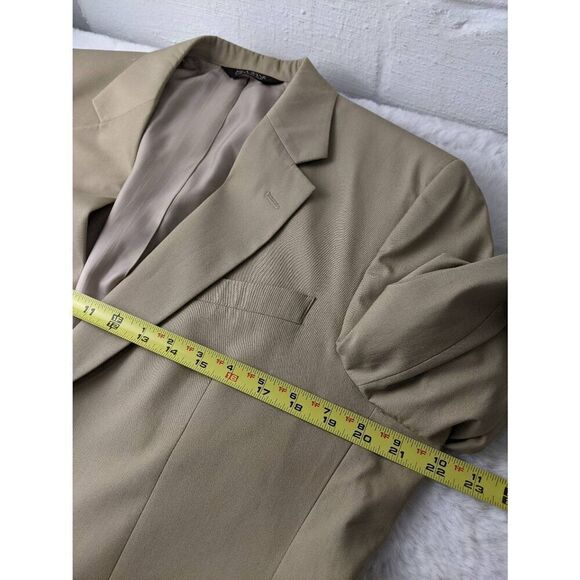 Jos. A. Bank Mens Suit 2 Piece Beige Tan‎ Blazer 40R Pants 34x28 - Picture 7 of 12